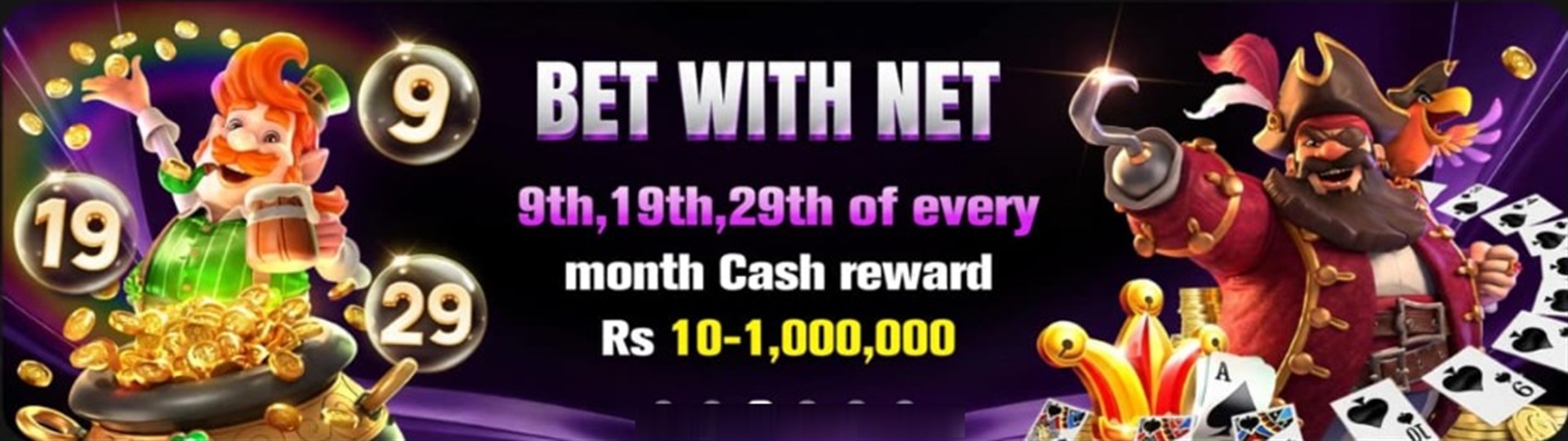 Bet With Net Monthly Cash Reward